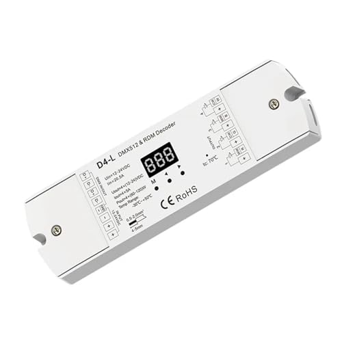 �f�R�[�_�[ �f�W�^�� D4 D4-E D4-XE D5 D12 D24 DS-L DMX512-SPI �f�R�[�_�[ �R���g���[���[ CV �f�B�X�v���C/DIN ���[��/�}���`����(D4-L)