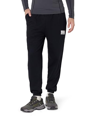 Image of Styli Men Fleece Panel Jogger with Drawcord & Patch Detail | Stylish Outfit for Men | Perfect for Casual, Party & Everyday Wear