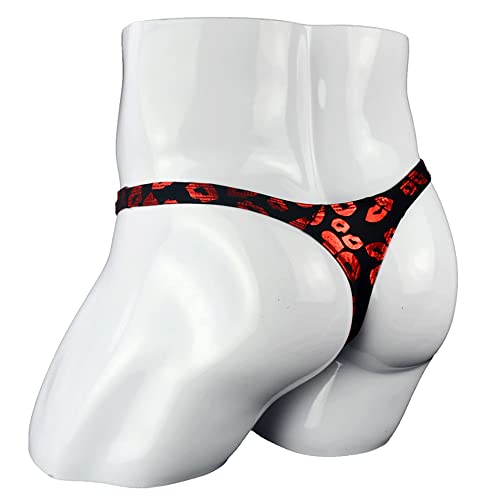 COMLIFE Men's G-String Underwear Comfy Tag-Free Bikini Underpants Bulge Pouch Breathable T-back4