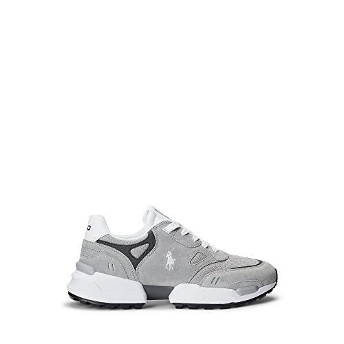 Image of POLO RALPH LAUREN Suede Leather Mesh-Polo Jgr Pp-Sneakers-Low Top Lace