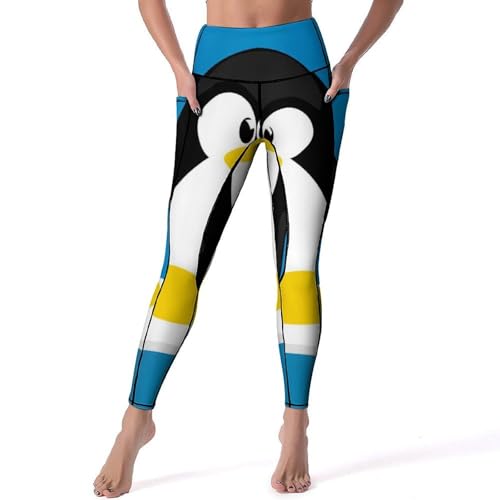 Legging femmes pantalon de sport Pingouin à compression et taille haute