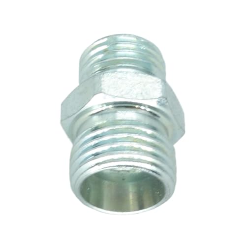 Image of 1 Piece Hydraulic Fittings Adapters M14 x 1.5 Male to M16 x 1.5 Male Metric Excavator Hydraulic Hose Pipe Thread Connector
