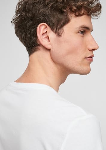 s.Oliver Herren 2119128 T-Shirt, 0100 weiß, L – Ansicht 3