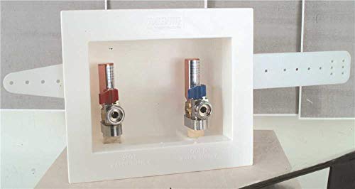 IPS 85716 Washing Machine Box with Pex Valves and Hammer Arrestors