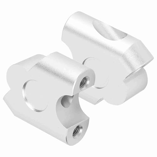 Aramox Uniwersalny Adapter Riser do Kierownicy Motocyklowej, 22 mm, Galwanizowany, Montaż z Tyłu