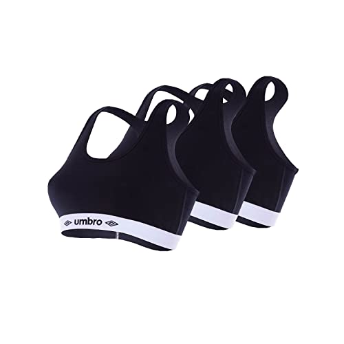 Umbro Lot de 3 Brassières Coton Femme