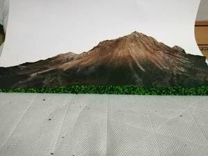 Amazon.co.jp: 鉄道ジオラマ背景用山岳模型 伯耆大山 伯備線