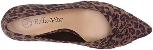Bella Vita womens Pump, Leopard Suede, 6 X-Wide US | Image 4