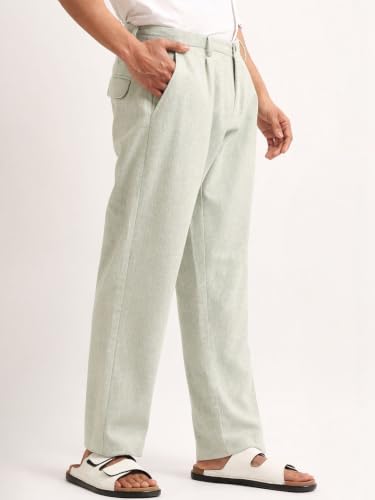 Image of Maniac Mens Gurkha Solid Cotton Trouser