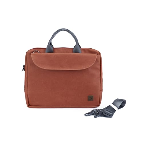 Image of RL compact waterproof coated canvas Laptop messenger bag