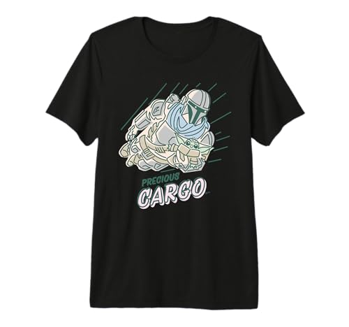T-shirt Star Wars Mandalorian et Grogu Precious Cargo premium pour adulte