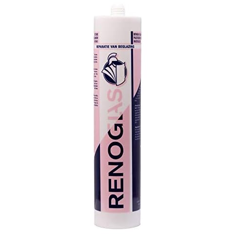 RENOGLAS 310ml Elastischer Fensterkitt Cremeweiß Cover