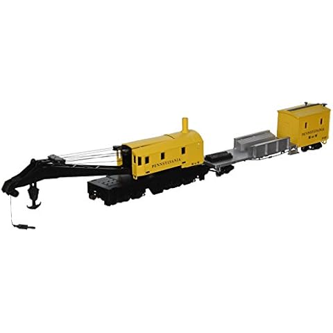Bachmann Trains - Steam Crane & Boom Tender - HO Scale thumbnail