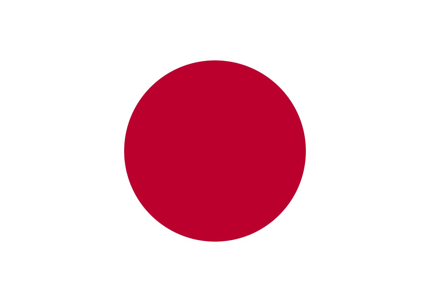 Drapeau Small Japon 70x100cm anti-enroulement pour mât et support paysage