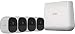 Arlo Pro 2 VMS4430P-100NAR Wireless Home Security Camera System with Siren, Rechargeable, Night Vision, Indoor/Outdoor, 1080p, 2-Way Audio, Wall Mount, 4 Camera Kit, White (Renewed)