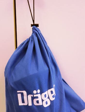 Dräger AH00091 Lot de 2 Sacs à Cordon pour Masque Complet Bleu