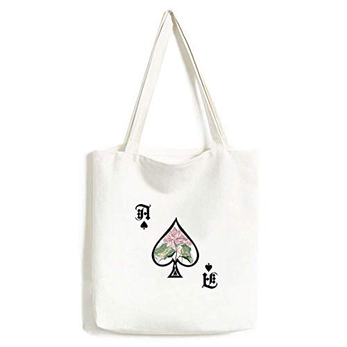 Sac lotus aquarelle lavable pour travaux manuels et poker