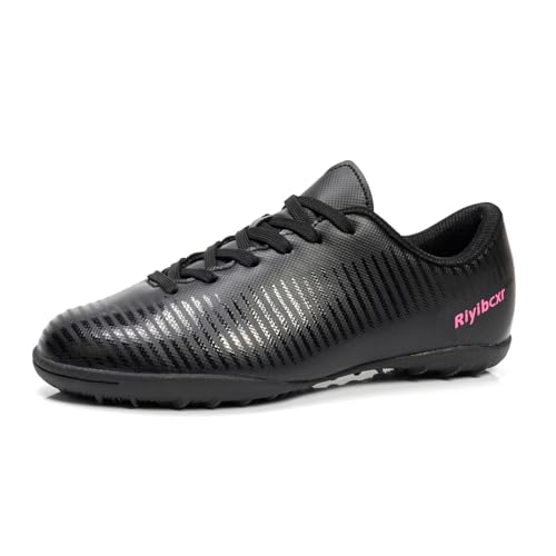 Image of Women Soccer Cleats Lace-Up Turf Football Shoes Indoor Outdoor Low-Top Fustal Soccer Training