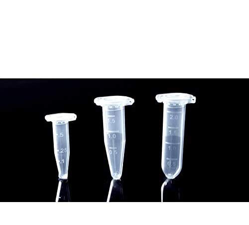 Microcentrifuge Tubes, High-Clarity Polypropylene 0.6ml, Autoclavable, Not Sterile, 1000/pk