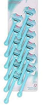 Stilgo Max Disposable Shave Body Razor Hair Removing Razor for Women (Pack of 12)