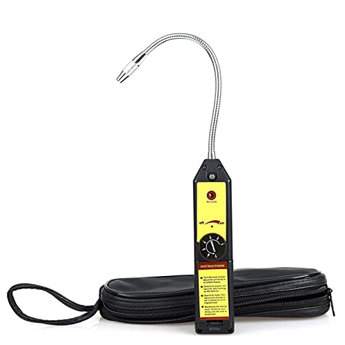 HHOZsafety Collecteurs d'échappement de Pompe à Vide AC Détecteur de Fuite de gaz fréon CFC Hfc Détecteur de Fuite de gaz réfrigérant halogène Climatisation R22a R134a Ana