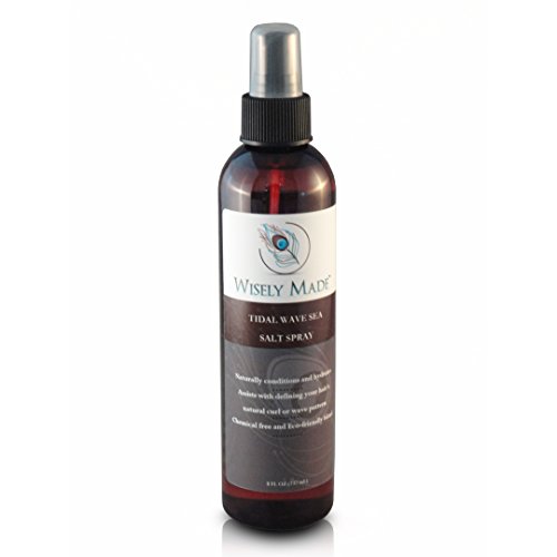 Natural Sea Salt Spray 8 oz, No Alcohol, Organic Ingredients, Chemical free and Eco-friendly blend