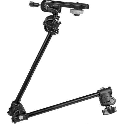 Brazo Manfrotto 196B-2 evita caídas de cámaras digitales con su soporte negro 2