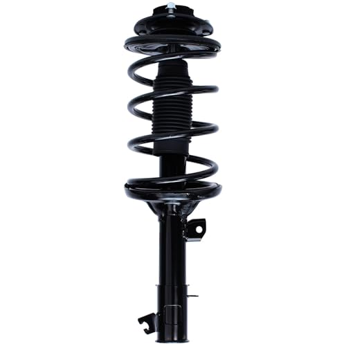 Image of Detroit Axle - 4pc Struts Shocks for 01-06 Hyundai Santa Fe, 2 Front Struts w /Coil Spring 2 Rear Shock Absorbers Assembly 2001 2002 2003 2004 2005 2006 Replacement