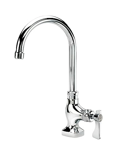 Krowne Royal Series Single Wall Mount Pantry Faucet, 6" Gooseneck Spout, 16-203L