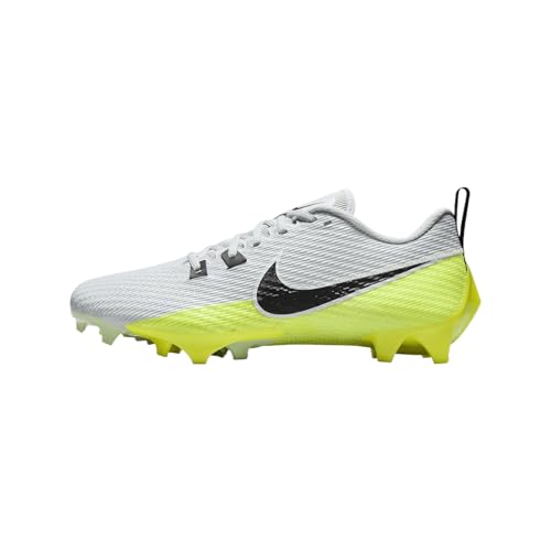 Nike Vapor Edge Speed 360 2 Men's Football Cleats (DA5455-004, Pure Platinum/Volt/Vapor Green/Black) Size 10