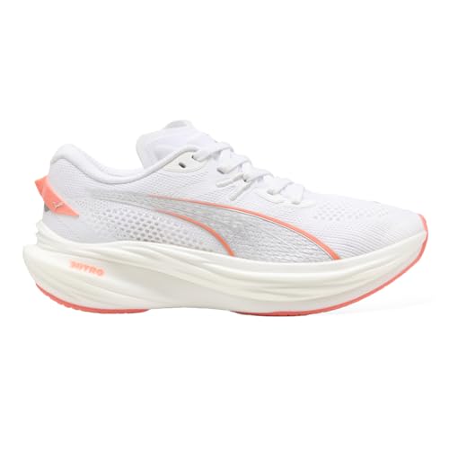 PUMA Womens Deviate Nitro 3 Running Sneakers Shoes - White