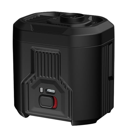Iyalezirk Bomba de Aire Eléctrica, Bomba de Aire Recargable, Inflador de Aire con Batería de 2500 MAh para Colchón de Aire, Flotadores de Piscina, Barcos