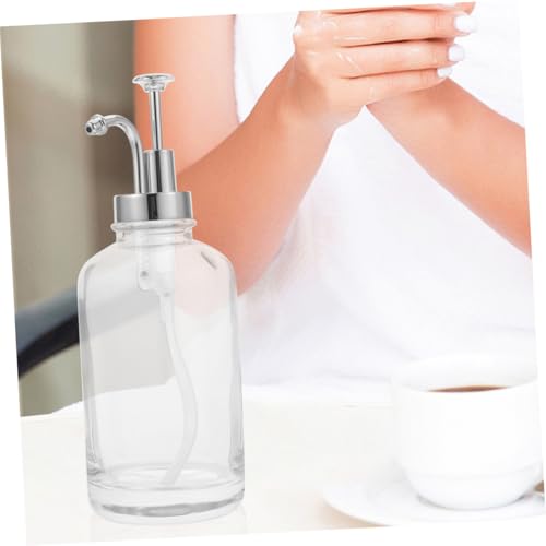 Pompe à sirop en verre 500ml flacon distributeur cuisine anti impureté