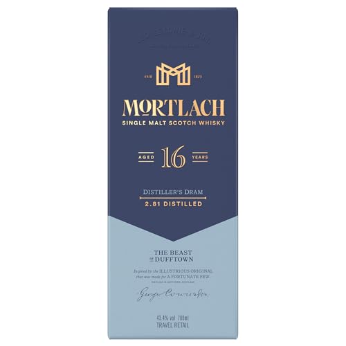 Mortlach 16 Jahre, Single Malt Scotch Whisky, Aromatischer, handgefertigt in der schottischen...
