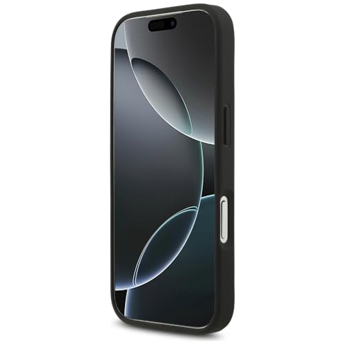 Coque iPhone 17 Pro Guess MagSafe anti-chute noire résolvant le risque de perte