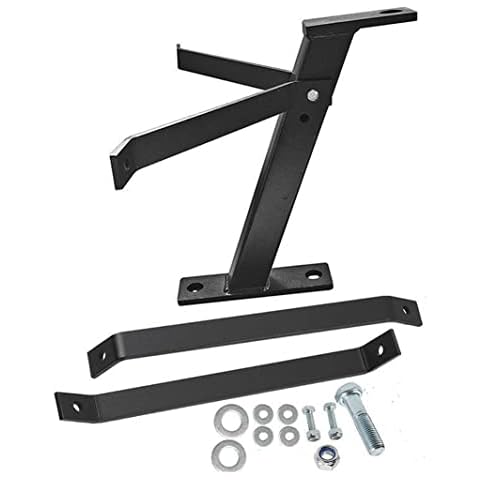 Lawn Mower Tractor Towing Hitch, Heavy Duty Garden Lawn Pro Tow Mower Hitch Kit Compatible with John Deere Cub Cadet Husqvarna Craftsman Riding Mowers,Black Powder Coated Finish Cover