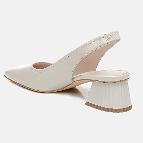 Image of Juliet Holy Women's Slingback Low Chunky Heels Pumps Closed Square Toe Block Heel Slip On Party Dress Work Shoes
