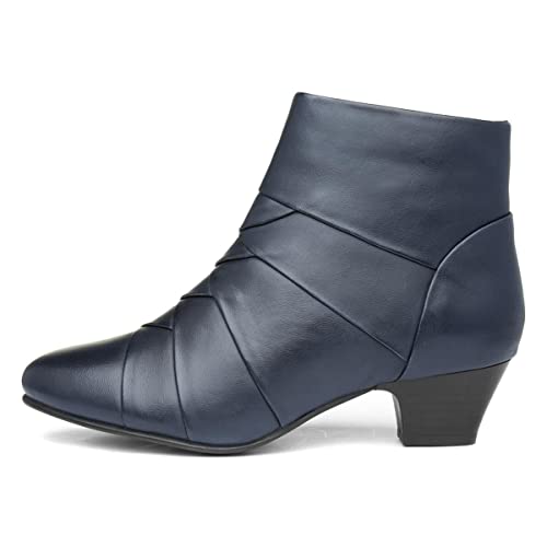 Lotus Tara Womens Ankle Boots 6 UK Navy