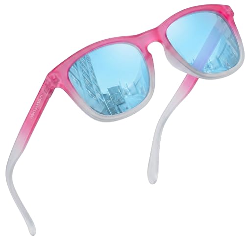 Image of grinderPUNCH Womens Polarized Sunglasses UV400 Protection Classic Retro Driving Sun Glasses Trendy Fashion Shades
