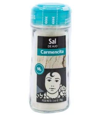 Carmencita - Sale per aglio 98 g, ideale per carne macinata, pesce, verdure, zuppa e pasta