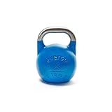 Kettlebell Competición Inox evergy 12 Kg. Pesa Rusa. Kettlebell Swing, Snatch, Clean,Press o Sentadilla. Pesos Fitness Crossfit. Kettlebells Crossfit. Pesas Rusas Gym en casa.