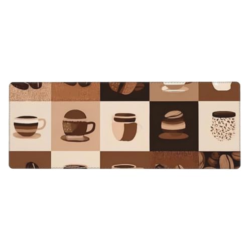Tapis de souris grand format avec base caoutchouc antidérapante