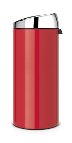 Brabantia Touch Bin Pattumiera in Acciaio, 30 l