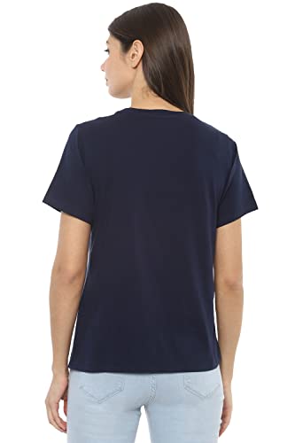 Image of Van Heusen Women's Solid Regular Fit T-Shirt