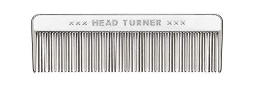 Easy, Tiger Men's Metal Hair Comb, Head Turner, Silver