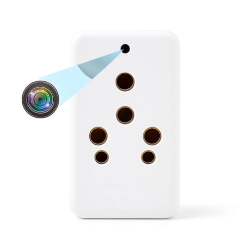Image of SAFETYNET 1080P Full HD WiFi Security Camera | 24 /7 Continuous Power | iWFCam App Live View | Motion Detection | Loop Recording | Mobile & PC Monitoring (Plug Camera)