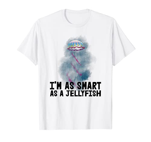 I'm As Smart As Jellyfish TShirts Donna Medusa Tees Ocean Maglietta
