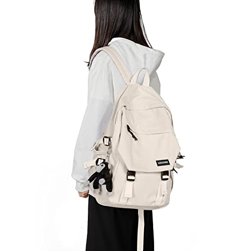 BJLFS Sac d'école Casual Daypack College Sac à dos pour ordinateur portable pour hommes femmes Sac à dos de voyage résistant à l'eau pour les sports High School Middle Bookbag pour les filles