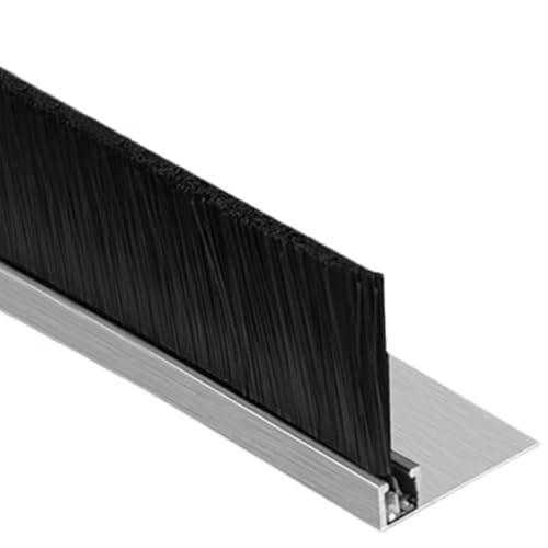 Brosse de bas de porte en aluminium pour isoler le garage - 2