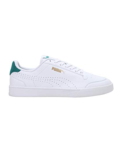 Image of Puma Unisex Shuffle PERF Sneaker, White-Parasailing Team Gold, 13 UK